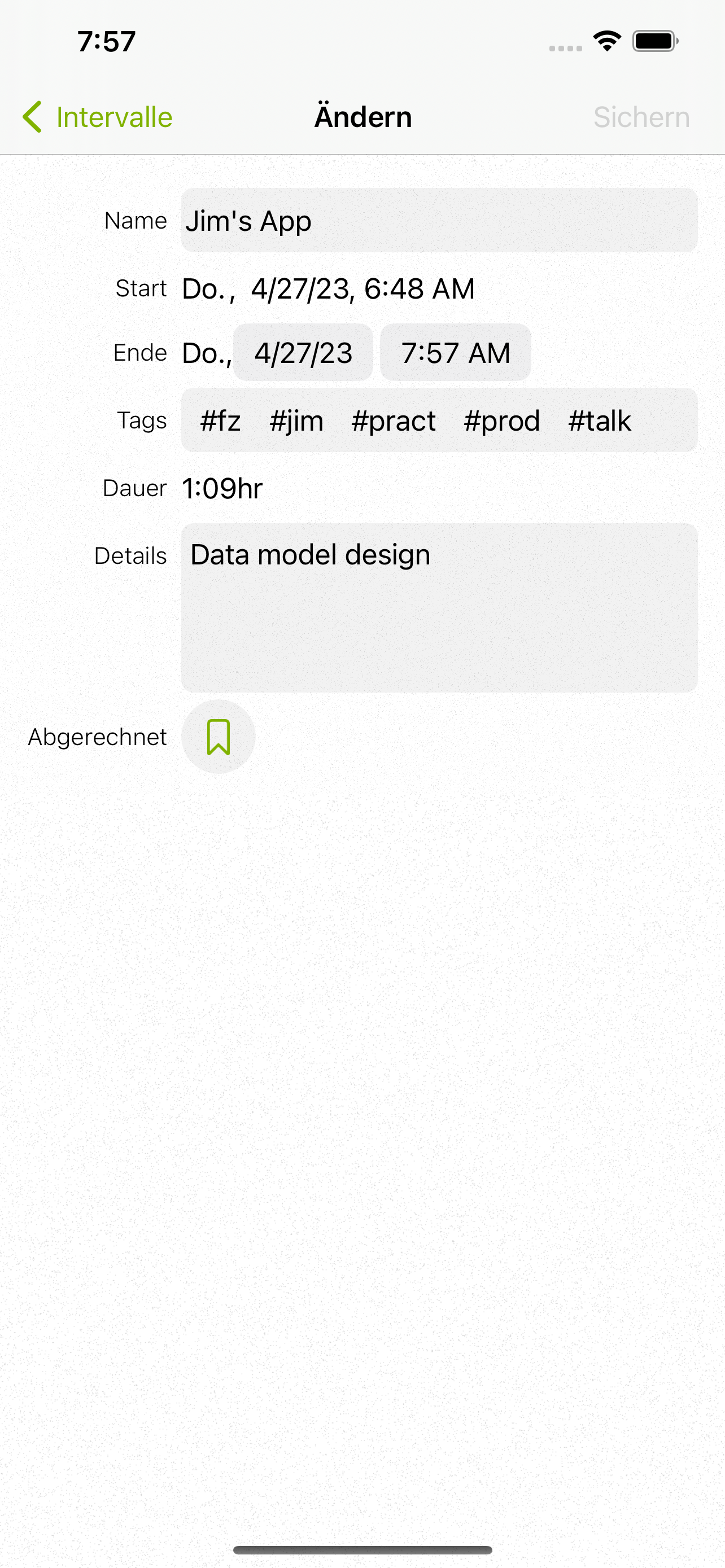 Screenshot of mtu